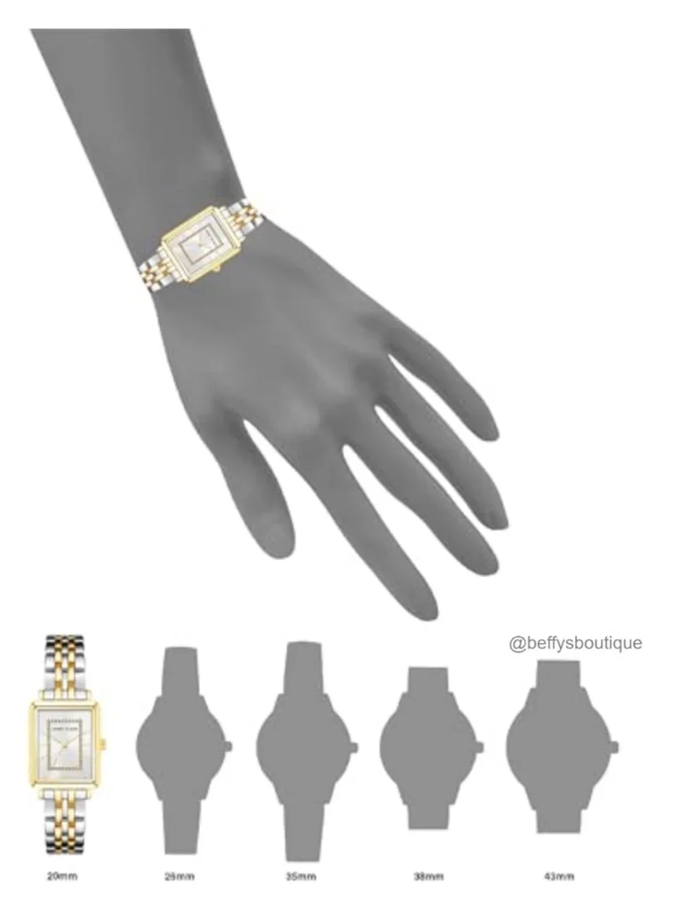 Anne Klein Women's Glitter Accented Bracelet Watch